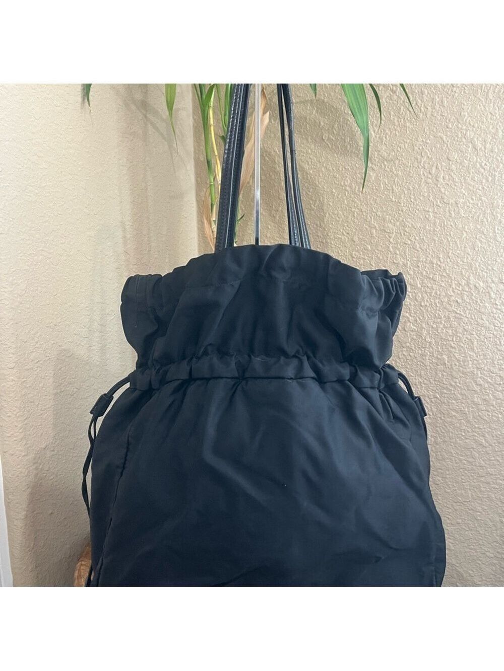 PRADA BLACK TESSUTO JACQUARD TOTE - Picture 2 of 15